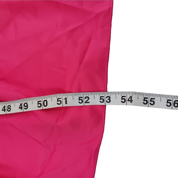 Lulus Dress Womens XS Fits Small Maxi Tiered Smocked Pink Halter Tie Back - Picture 5 of 9